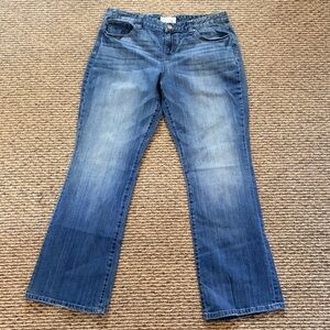 Maurices Mid Rise Taylor Bootcut Jeans Women's 13/14  Denim Stretch Pants